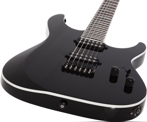 SCHECTER REAPER-6 CUSTOM GLOSS BLACK фото 4